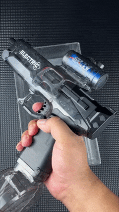 Electric water blaster — fast shots, heavy splash